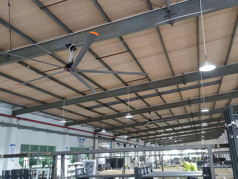 中山市某門(mén)窗車(chē)間環(huán)境空間通風(fēng)降溫項(xiàng)目